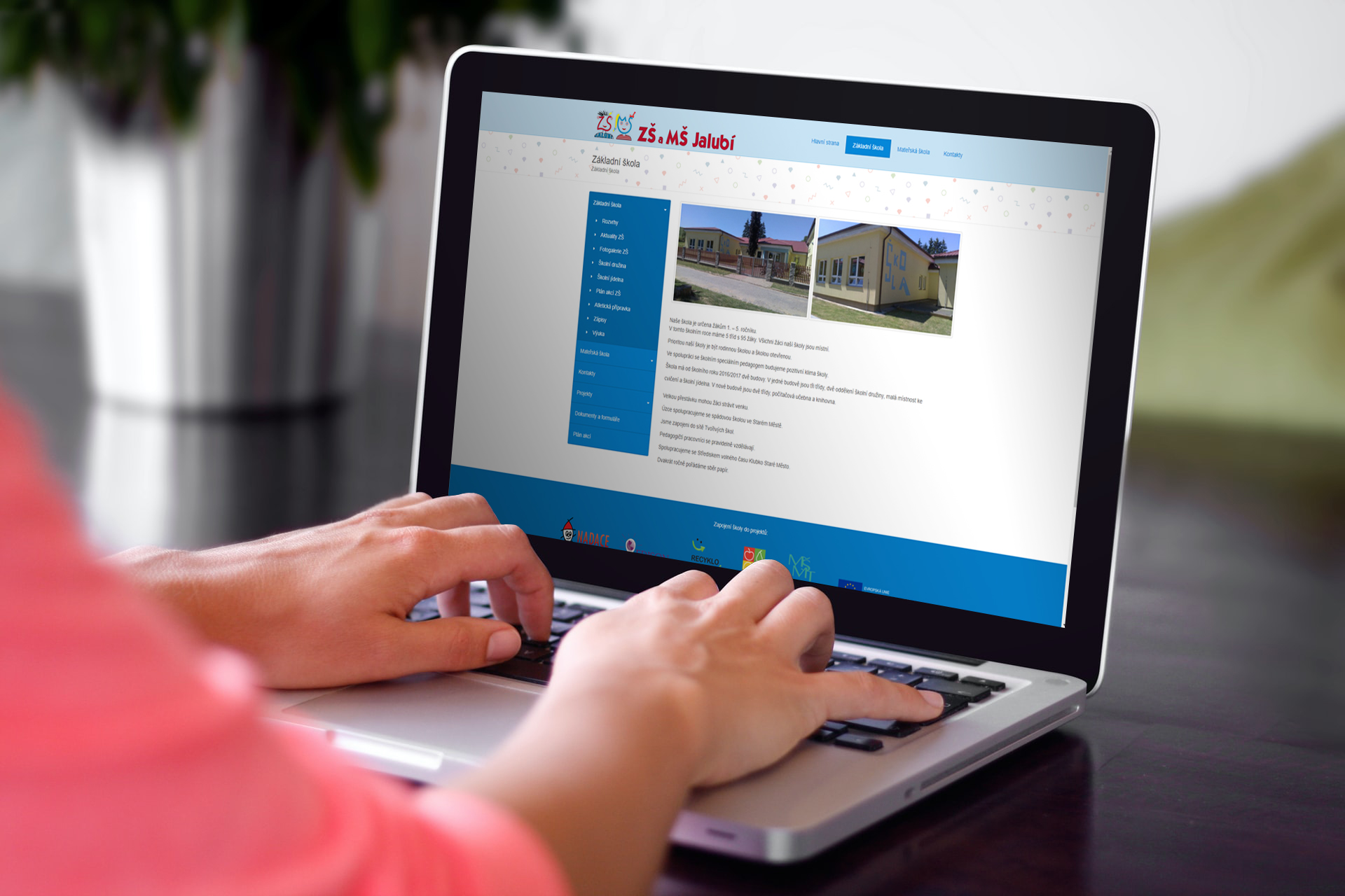 Webové stránky pre neziskové organizácie a školy